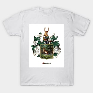 Swarthout Family Coat of Arms and Crest T-Shirt